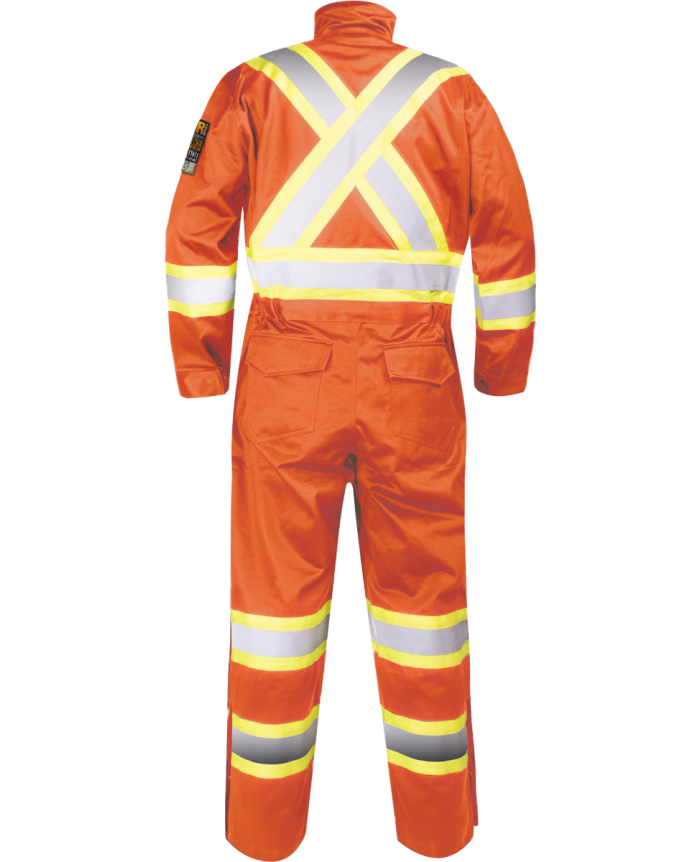Couvre-tout ignifuge haute visibilité pour soudeur