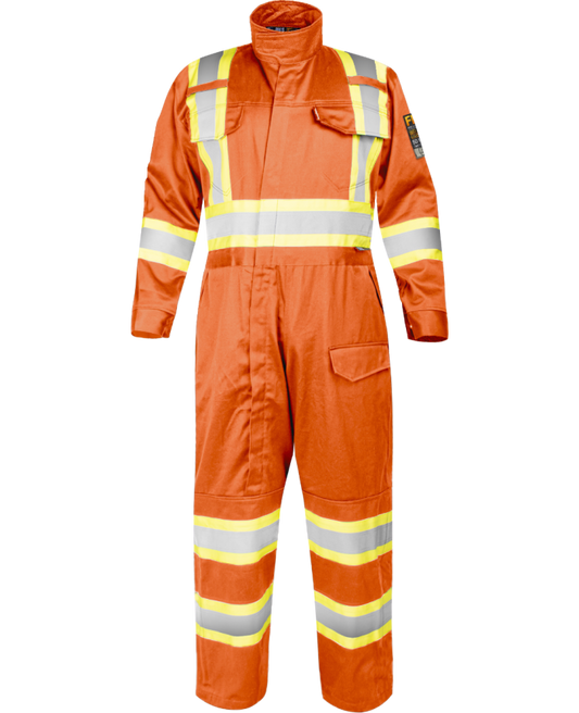 Couvre-tout ignifuge haute visibilité pour soudeur