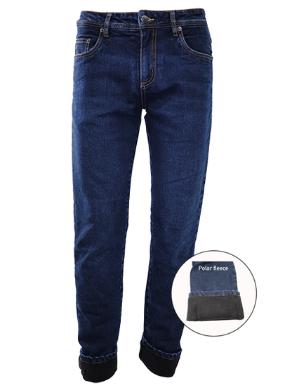 Jeans extensible de travail doublé