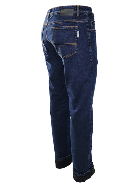Jeans extensible de travail doublé