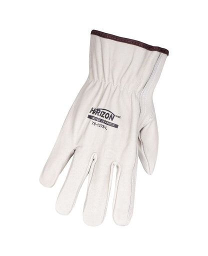Gants de travail en cuir de vache, paquet de 12 (7.35$/paire)