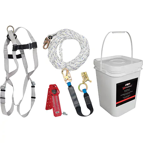 Trousse pour couvreur de toit ensemble antichute