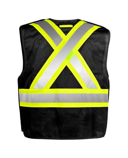 Veste de sécurité haute visibilité, détachable 5 points