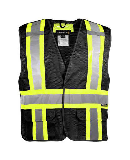 Veste de sécurité haute visibilité, détachable 5 points