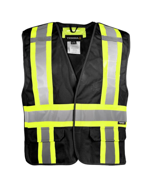 Veste de sécurité haute visibilité, détachable 5 points