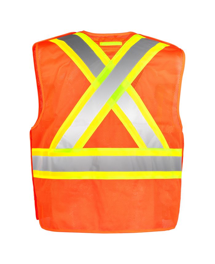 Veste de sécurité haute visibilité, détachable 5 points
