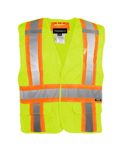 Veste de sécurité haute visibilité, détachable 5 points
